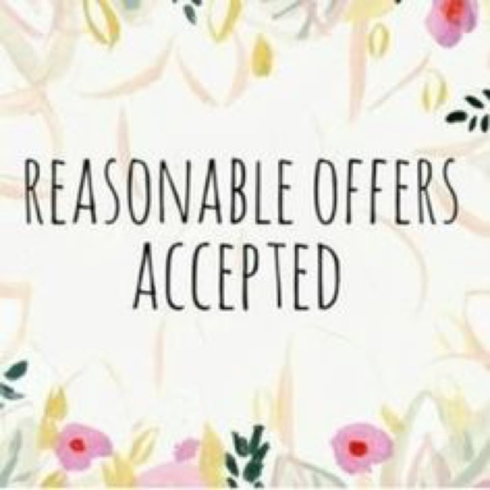 All reasonable offers welcome!!❤️❤️